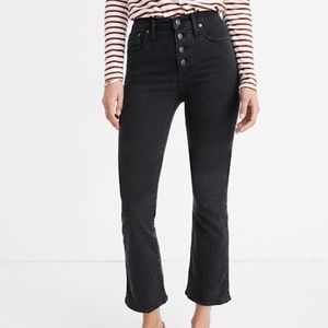 Madewell Cali Demi-Boot Jeans, Button Front